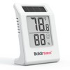 BaldrTherm Humidity Meter Hygrometer, Solar-Powered Room Thermometer Indoor Digital Temperature