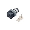Latching Push Button Switch, 2 Position 22mm Self-locking Switch Lock