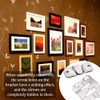Flush Concealed Mount Bracket, Interlocking Photo Frame Hook, Heavy Duty