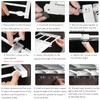 YushengTai Adjustable Shelves for Cupboard, Expandable Shelves Cupboard Shelf, Nail-free
