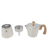 Moka Pot, Coffee Moka Pot Easy to for Camping (Creamy