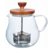 HARIO TEO-70-OV Tior Wood, 23.7 fl oz (700 ml), Gift