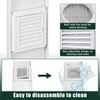 Flehomo Dryer Vent Window Kit with Louvered Vent Cover, Dryer