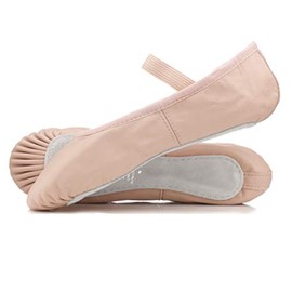 Roch Valley Ophelia Full Sole Pink Leather Ballet Shoes (Pink, 7c)