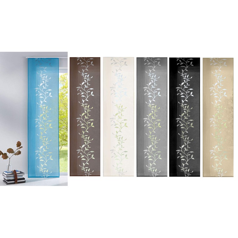 Curtain Box Modern Panel Curtain Room Divider Sliding Curtain Tendril