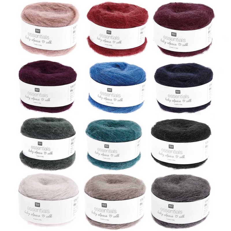 Rico Essentials Baby Alpaca Loves Silk 012 Navy