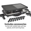 Hamilton Beach Electric Indoor Raclette Table Grill, 200 sq. in.