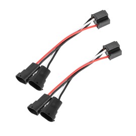 REPAIROCK H4 to H9/H11 Dual Beam Headlight Splitter Harness Adapter Connector (Set of 2) Auto Replacement Parts