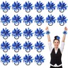 Shappy 24 Pcs 2 Color Mini Pom Poms Hair Ropes