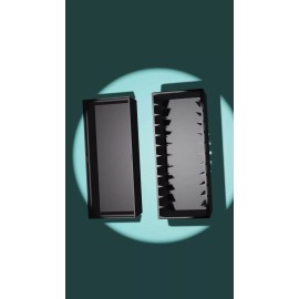 Storage Solutions 3DP XL Black Storage Box Holds 12x XL 10 oz Silver Bars In Airtight Capsules