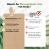 Niyok® Massagehandschuh aus Sisal • Sanfte Reinigung & Massage für