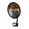 5.9-inch Round Convex Mirror with Tube Mounting Bracket- Convex Blind