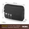 TROIKA Black Tech Pouch 2 - BBL64/BK - Cable Bag