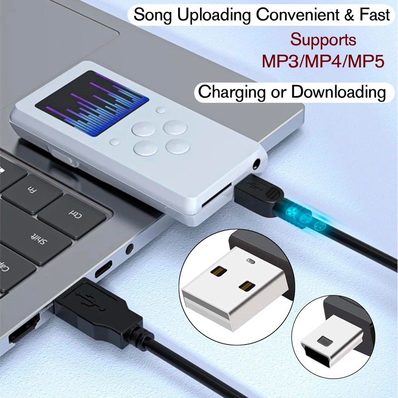 SaiTech IT 3 Pack USB 2.0 A to Mini 5