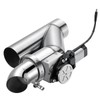 SPELAB Electric Exhaust Cutout 3.0 Inch with Elbow Muffler Exhaust