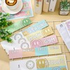 JarThenaAMCS Pastel Smile Face Daily Schedule Pocket Chart 13 x