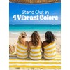 Oversized Cabana Beach Towels Set of 4 - Soft Cotton,