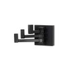 Alno Contemporary II A8485-MB Swivel Robe Hook Matte Black