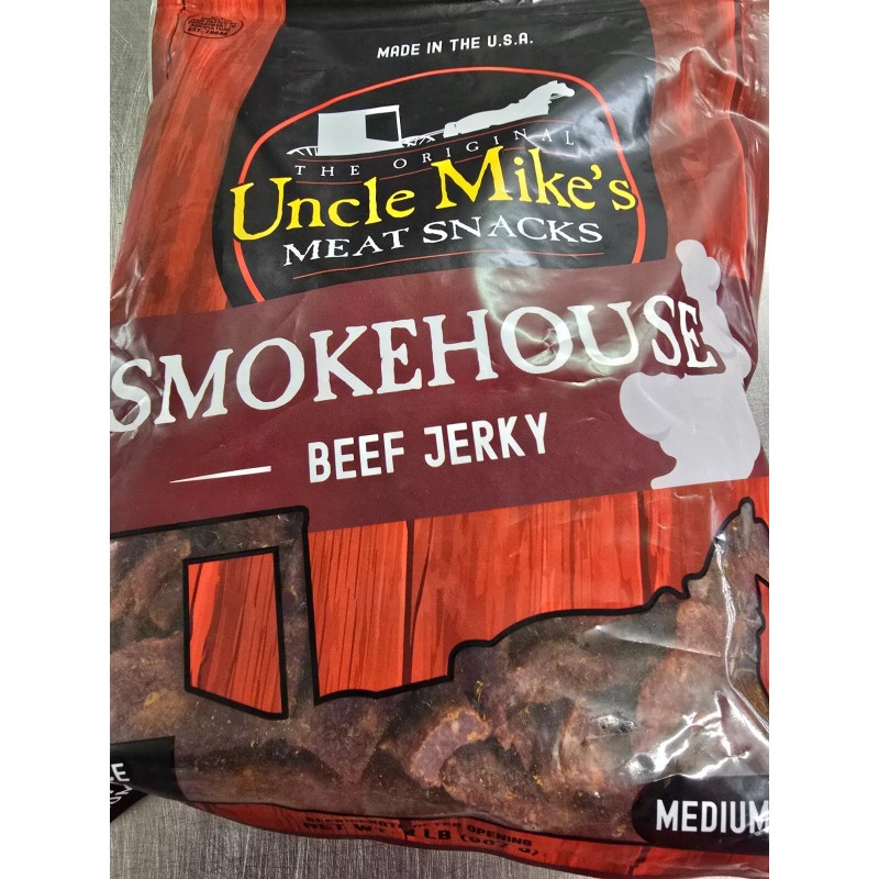 Uncle Mike's Beef Jerky (2LB), 3 NEW Flavors - Original