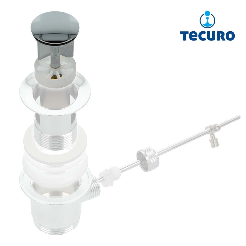 tecuro Universal eccentric plug, drain plug, diameter 40 mm, for