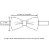 GUSLESON Mens Adjustable Solid Red Bow Tie Pre-tied Wedding Bowtie