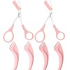 6-Piece Eyebrow Trimmer Set: 2 Eyebrow Scissors with Combs, 4