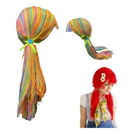 Peluca De Payasita Colores Payasa Para Niña