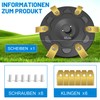 Blade Disc + 6 Replacement Blades Compatible with Segway Navimow