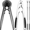 Nut Crackers Pecan Nutcracker Walnuts Plier with Non-slip Handles Heavy