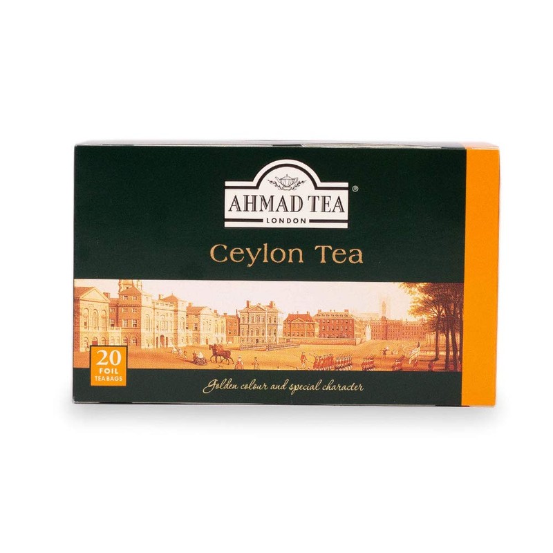Ahmad Tea Black Tea, Ceylon Teabags, 20 ct (Pack of