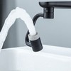 LikeHome 1080° Rotating Faucet Extender Aerator,Solid Brass Universal Splash Filter