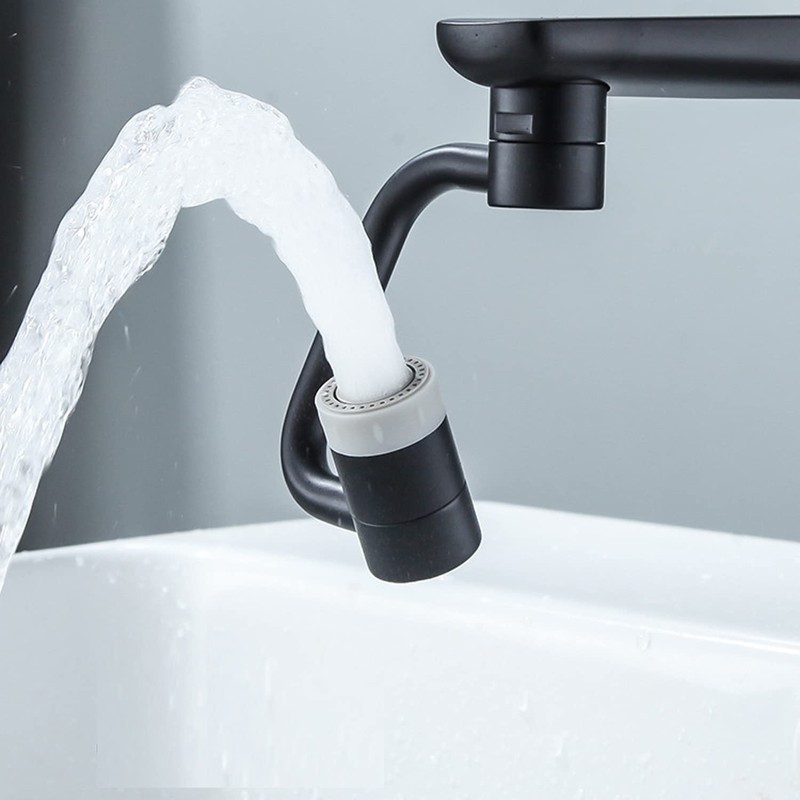 LikeHome 1080° Rotating Faucet Extender Aerator,Solid Brass Universal Splash Filter