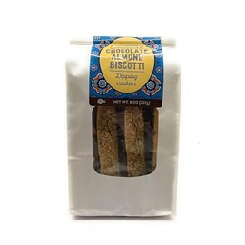 Chocolate Almond Biscotti Dipping Cookies 8 oz (227g) – Pack of 1