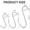 Hook Size Butcher Hook Set – Premium Smoking Hooks for
