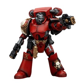 JOYTOY Warhammer 30K 1/18 Blood Angels Angel's Tears Squad Erelim with Volkite Serpentas Collection Model Birthday Gift 4.8 Inch