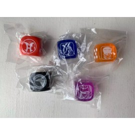 YUGIOH LDS3 5 DICE Set: DARK MAGICIAN + Circle + Hero + Junk Synchron + Element YUGIOH