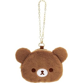 San-X Rilakkuma CK70601 "Aokogu no Otomari" Plush Coin Case Chairoikoguma CK70601 H100 x W135 D 10mm