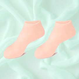 Comfortable protector foot care overcoat stretch mark foot pad sleep socks 3ea