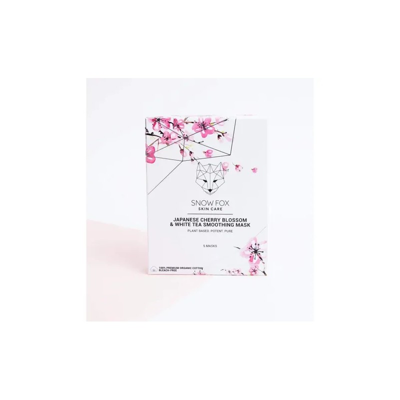 Snow Fox Skincare - Mascarilla Calmante Japonesa Con Flor De