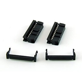 POPESQ® #A571 IDC 2.54 mm Male Ribbon Cable 20-Pin Pack of 2