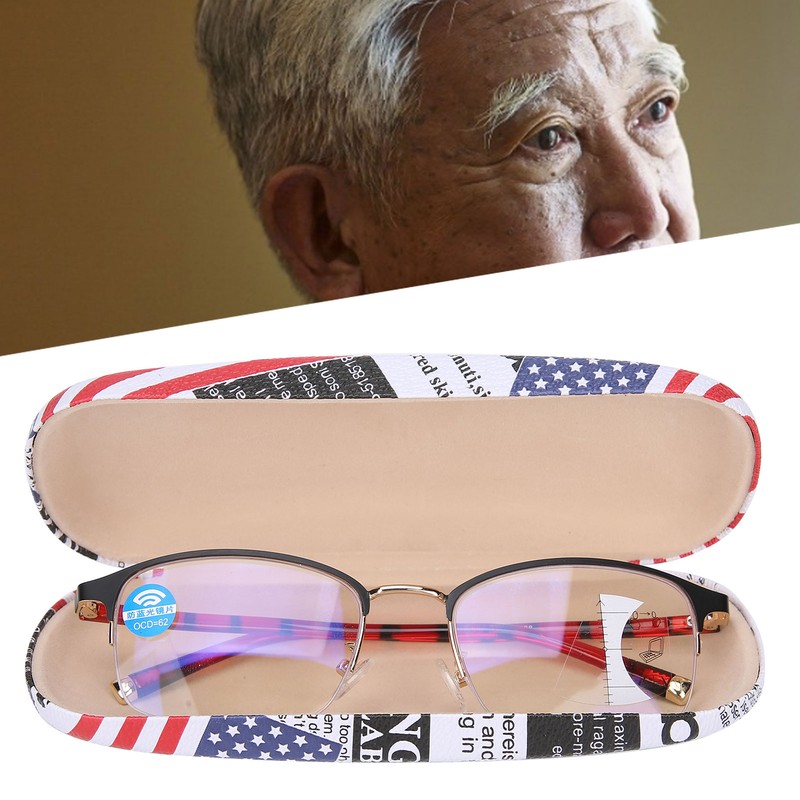 Zoom Presbyopic Glasses Blue Light Blocking Reading Glasses Unisex Elderly