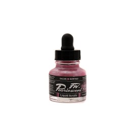 Daler Rowney FW Pearlescent Liquid Acrylic Bottle, Platinum Pink, 1 oz