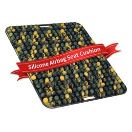 LTLUTU Seat Cushions for Office Chairs,Silicone Seat Cushion,Office Chair Cushion,3D Silicone Airbag Seat Cushion,Suitable for Car,Office,Chair,Truck,Wheelchair,Sofa,(Camouflages 1-Pcs)