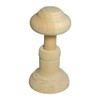 Pair of Wooden Curtain Stem Holdbacks Untre Wood Effect