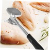 Alipis Double-Sided Meat Mallet for Kitchen Aluminum Beef Hammer Meat