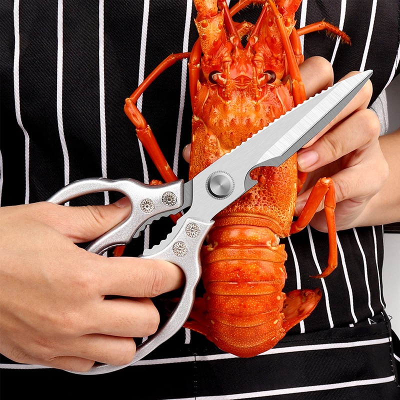Kitchen scissors, household scissors, stainless steel, all-purpose scissors, heavy sharp