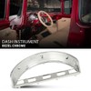 DOTCOM Dash Instrument Bezel Chrome Compatible with 1956 Ford F100