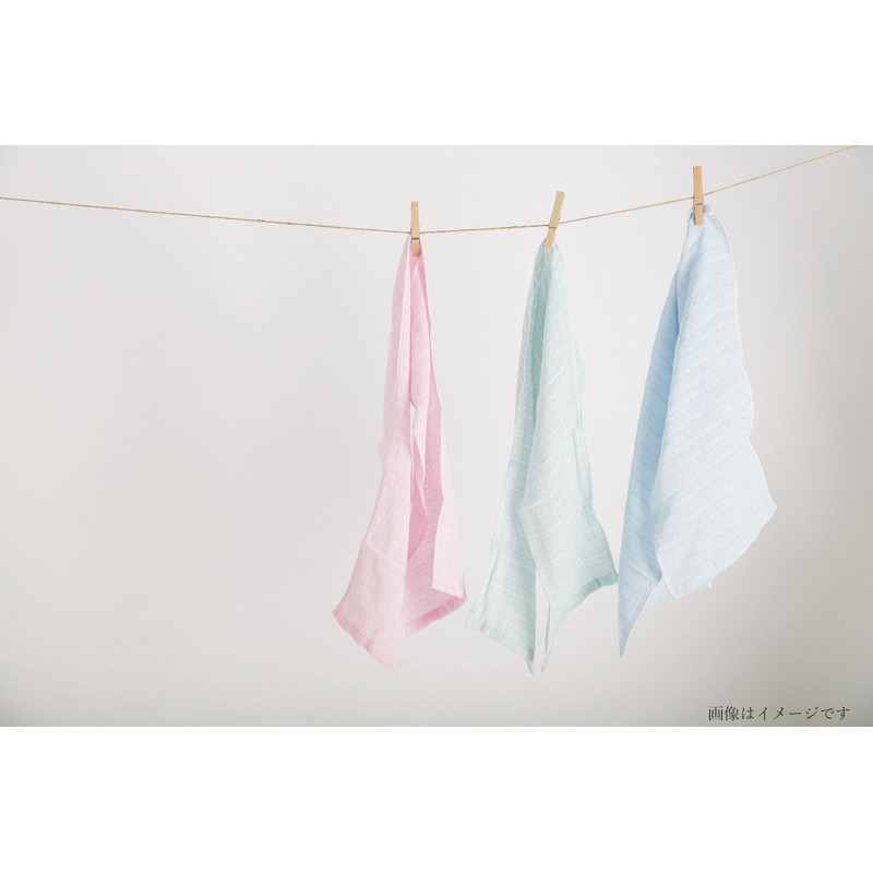 Top Factory Imabari Body Towel, 100% Cotton, Gauze, Soft, Green,