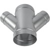 6" Inch to 4" inch Branches W-Shape Ducting Splitter -