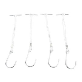 KKPLZZ Pack of 20 Pattern Hooks for Hanging, Sewing, Making, Metal Hanger with Rope, Ergonomic Handle, 260 mm